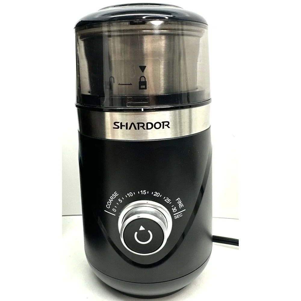 SHARDOR Adjustable Coffee Bean Grinder Electric Herb Spice Espresso CG638 Black